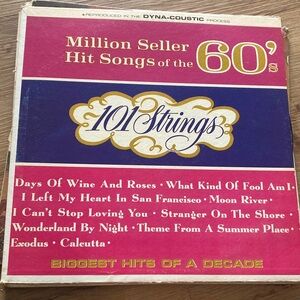 101 Strings Million Seller Hit Songs of the 60's Vinyl
